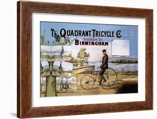 The Quadrant Tricycle Company-null-Framed Art Print