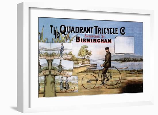 The Quadrant Tricycle Company-null-Framed Art Print