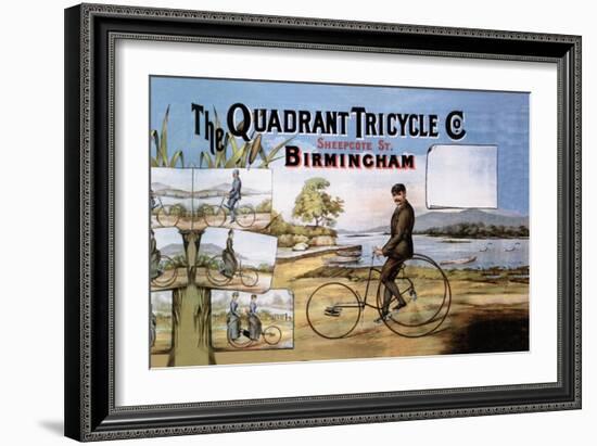 The Quadrant Tricycle Company-null-Framed Art Print