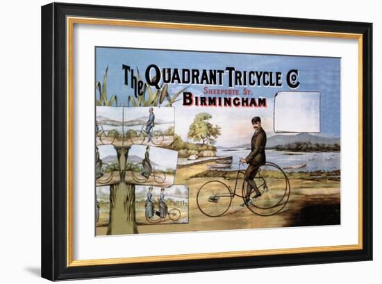 The Quadrant Tricycle Company-null-Framed Art Print