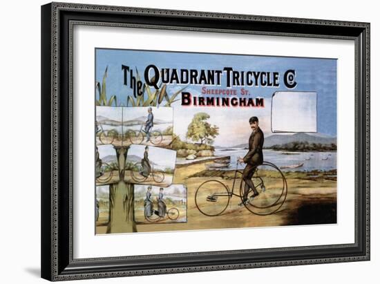 The Quadrant Tricycle Company-null-Framed Art Print