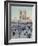 The Quai Saint-Michel and Notre-Dame by Maximilien Luce-Maximilien Luce-Framed Giclee Print