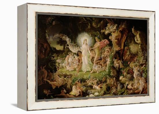 The Quarrel of Oberon and Titania, 1849-Sir Joseph Noel Paton-Framed Premier Image Canvas