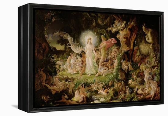 The Quarrel of Oberon and Titania, 1849-Sir Joseph Noel Paton-Framed Premier Image Canvas