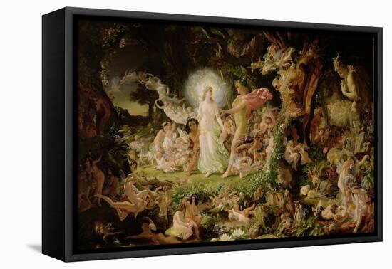 The Quarrel of Oberon and Titania, 1849-Sir Joseph Noel Paton-Framed Premier Image Canvas