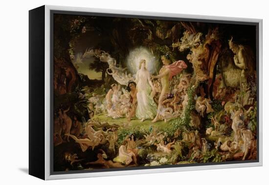 The Quarrel of Oberon and Titania, 1849-Sir Joseph Noel Paton-Framed Premier Image Canvas