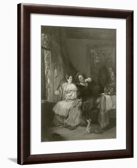 The Quarrel-Francis Phillip Stephanoff-Framed Giclee Print