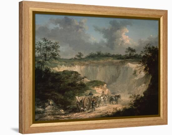 The Quarry-George Morland-Framed Premier Image Canvas