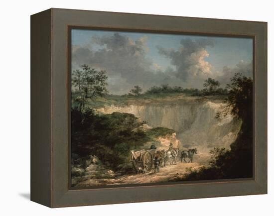 The Quarry-George Morland-Framed Premier Image Canvas