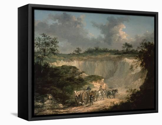 The Quarry-George Morland-Framed Premier Image Canvas