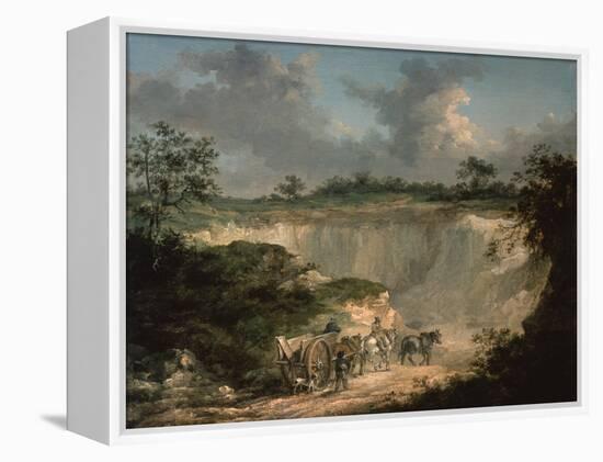 The Quarry-George Morland-Framed Premier Image Canvas