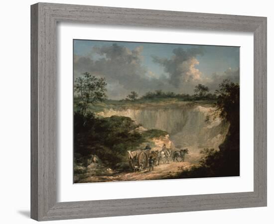 The Quarry-George Morland-Framed Giclee Print