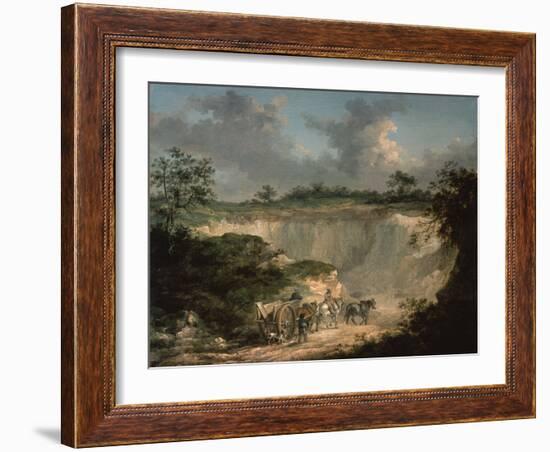 The Quarry-George Morland-Framed Giclee Print