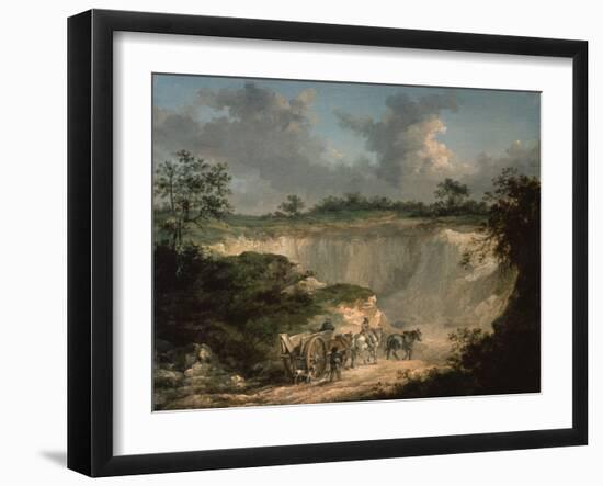 The Quarry-George Morland-Framed Giclee Print