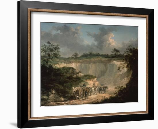 The Quarry-George Morland-Framed Giclee Print