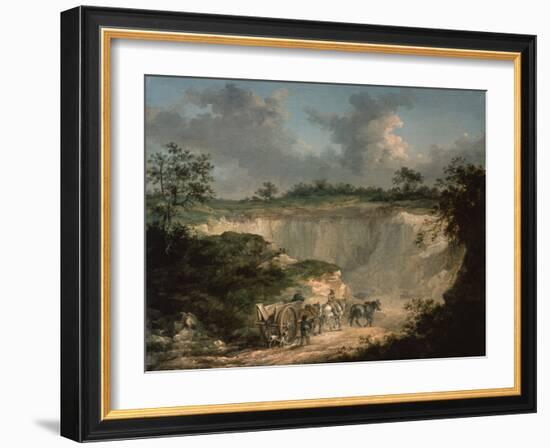 The Quarry-George Morland-Framed Giclee Print