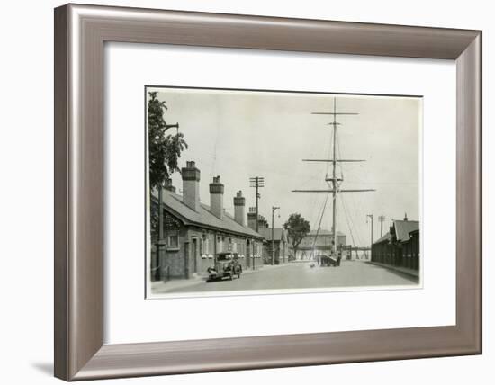 The Quarterdeck, Royal Navy Training Establishment, Shotley, Suffolk, 1936-null-Framed Giclee Print