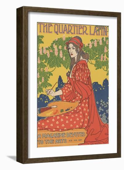 The Quartier Latin-Louis John Rhead-Framed Art Print