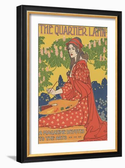 The Quartier Latin-Louis John Rhead-Framed Art Print