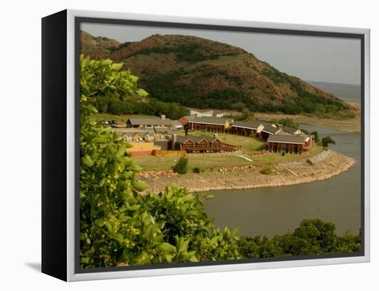 The Quartz Mountain Lodge in Lone Wolf, Oklahoma, Pictured on April 30, 2003-Sue Ogrocki-Framed Premier Image Canvas