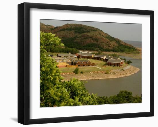 The Quartz Mountain Lodge in Lone Wolf, Oklahoma, Pictured on April 30, 2003-Sue Ogrocki-Framed Photographic Print