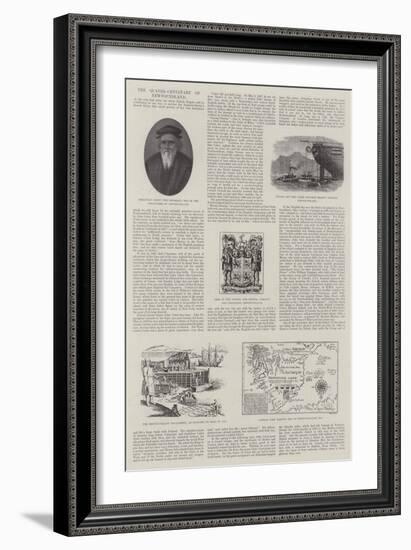 The Quater-Centenary of Newfoundland-null-Framed Giclee Print