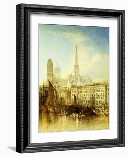 The Quay at Rouen-Henshall J.-Framed Giclee Print