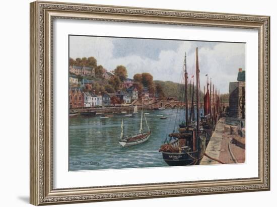 The Quay, Looe-Alfred Robert Quinton-Framed Giclee Print