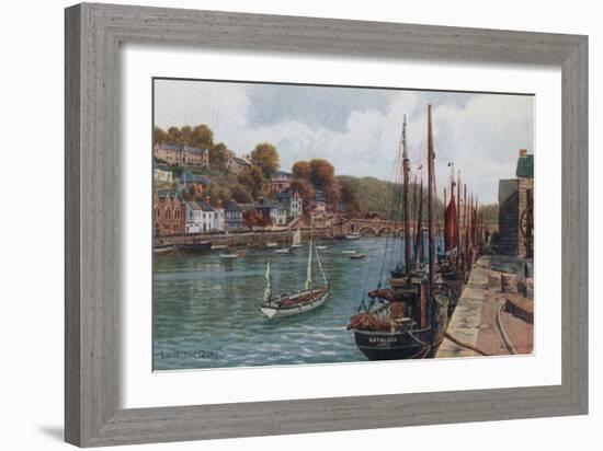 The Quay, Looe-Alfred Robert Quinton-Framed Giclee Print