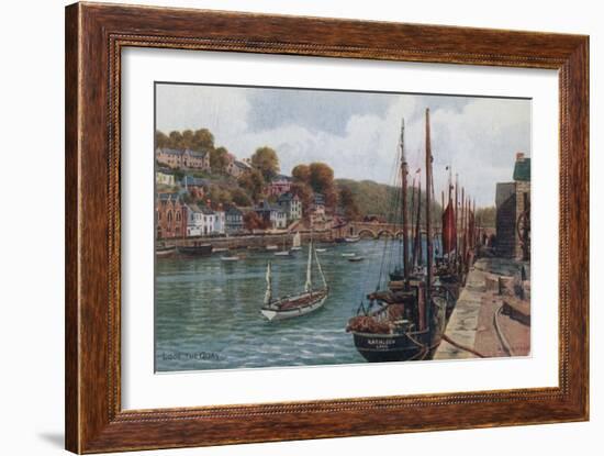 The Quay, Looe-Alfred Robert Quinton-Framed Giclee Print