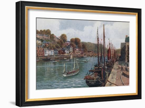 The Quay, Looe-Alfred Robert Quinton-Framed Giclee Print