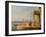 The Quay of the Dogano, Venice-Canaletto-Framed Giclee Print