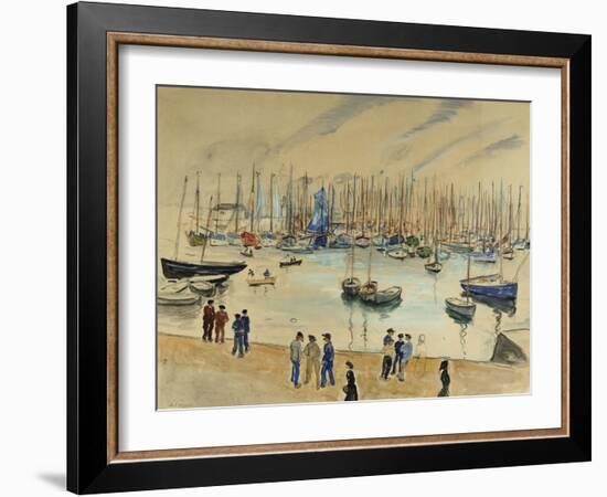 The Quay-Henri Lebasque-Framed Giclee Print