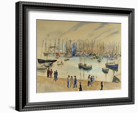 The Quay-Henri Lebasque-Framed Giclee Print