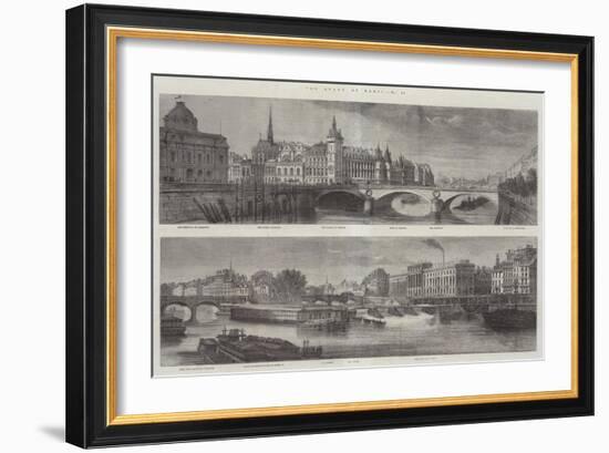 The Quays of Paris-Felix Thorigny-Framed Giclee Print