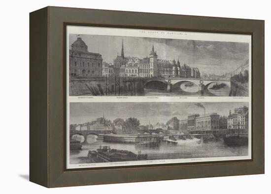 The Quays of Paris-Felix Thorigny-Framed Premier Image Canvas