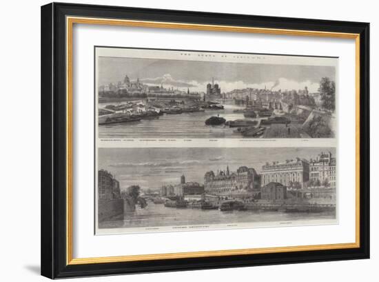 The Quays of Paris-Felix Thorigny-Framed Giclee Print