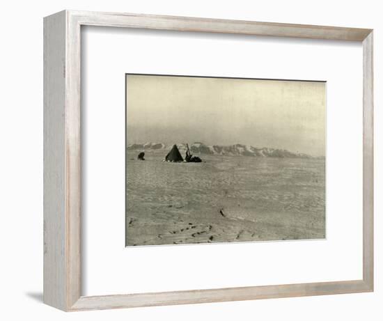 'The Queen Alexandra Range Photographed on the way down the Glacier', c1908, (1909)-Unknown-Framed Photographic Print