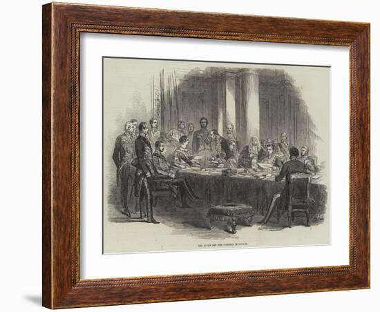 The Queen and Her Ministers in Council-null-Framed Giclee Print