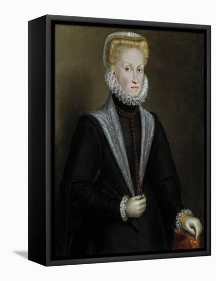 The Queen Anne of Austria, 1573-Sofonisba Anguissola-Framed Premier Image Canvas
