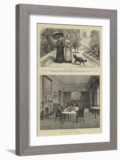 The Queen at Balmoral-null-Framed Giclee Print