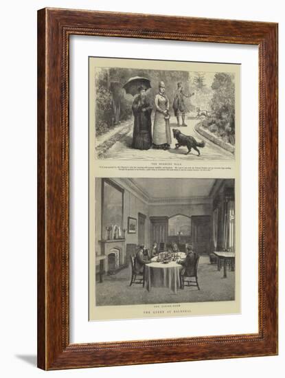 The Queen at Balmoral-null-Framed Giclee Print