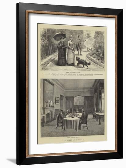 The Queen at Balmoral-null-Framed Giclee Print