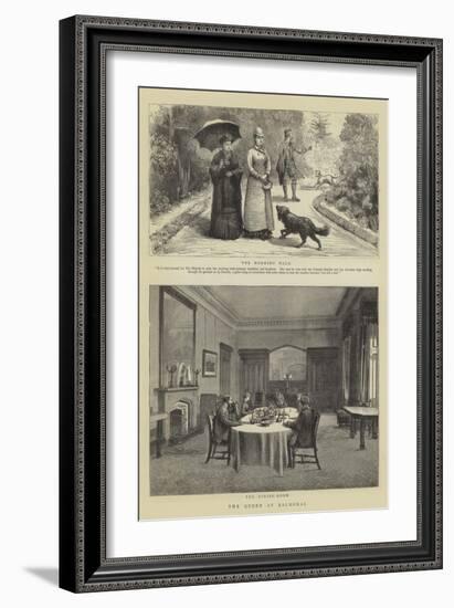 The Queen at Balmoral-null-Framed Giclee Print