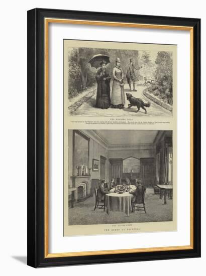 The Queen at Balmoral-null-Framed Giclee Print