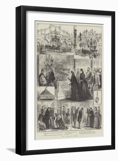 The Queen at Derby-Melton Prior-Framed Giclee Print