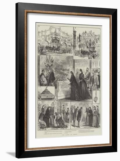 The Queen at Derby-Melton Prior-Framed Giclee Print