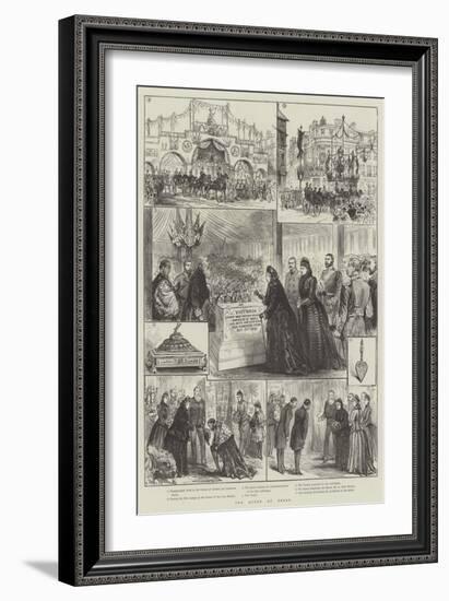 The Queen at Derby-Melton Prior-Framed Giclee Print