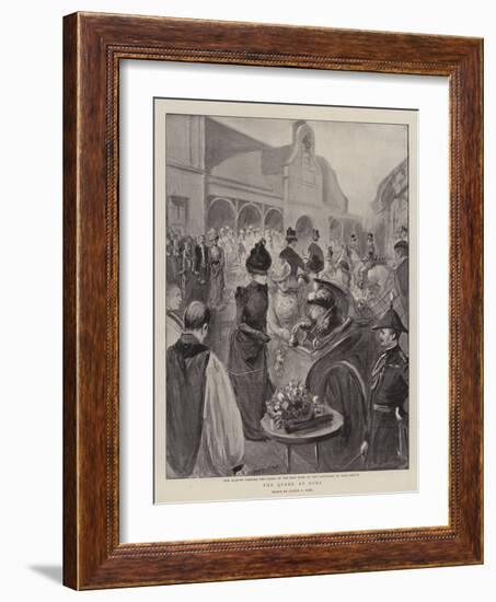 The Queen at Ryde-Sydney Prior Hall-Framed Giclee Print
