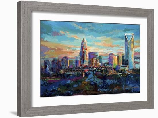 The Queen City Charlotte North Carolina-Jace D. McTier-Framed Giclee Print